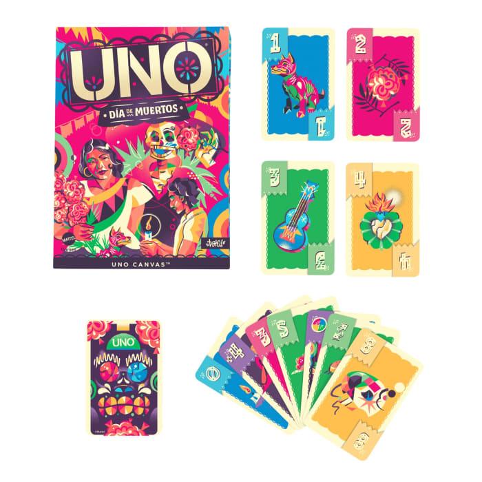 Hot Wheels UNO Canvas Dia De Muertos Game Deck