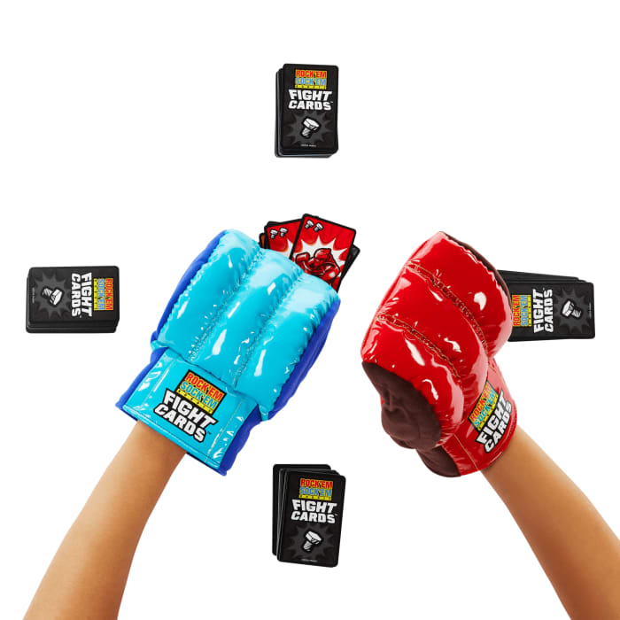 Hot Wheels Jeu De Cartes Rock ’Em Sock ’Em Robots Fight Cards ™ 2Gants De Boxe
