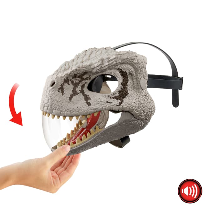 Hot Wheels Jurassic World: Chaos Theory Atrociraptor Mask With Sound For Role Play