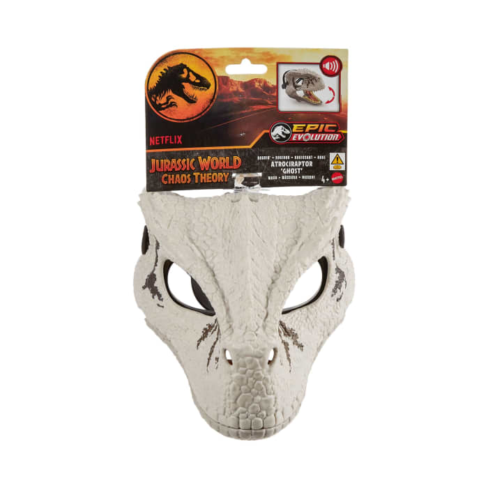 Hot Wheels Jurassic World: Chaos Theory Atrociraptor Mask With Sound For Role Play