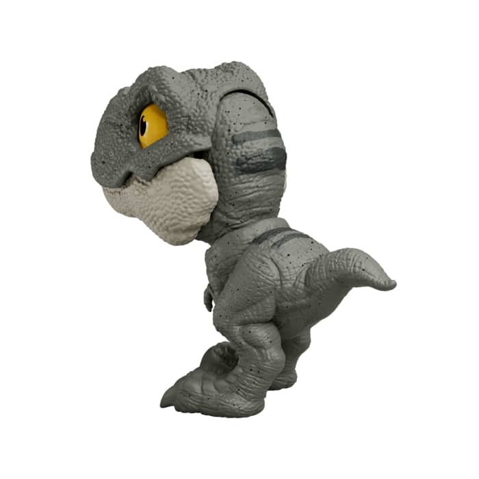 Hot Wheels Jurassic World Mighty Little Biters Dinosaur Toy With Bite Action Eye Change Collectible Figure