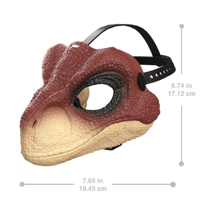 hot wheels Jurassic World Rebirth Raptor Dinosaur Mask Role-Play Head Wear Movie-Inspired Costume Gear