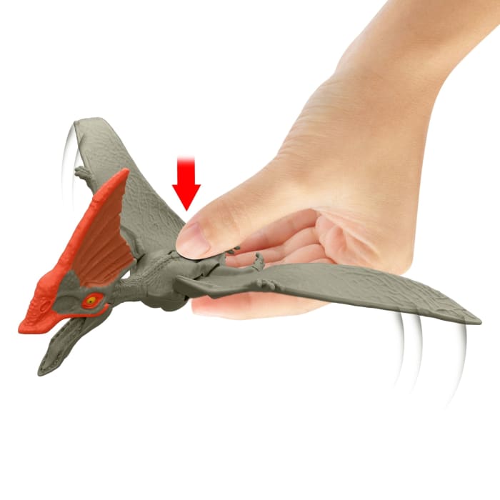 Hot Wheels Jurassic World Rebirth Strike Attack Tapejara Dinosaur Toy Single Strike Action Authentic & Posable