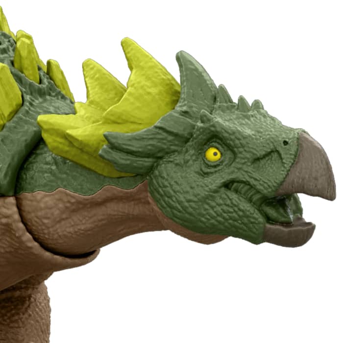 Hot Wheels Jurassic World Rebirth Strike Attack Yuxisaurus Dinosaur Toy Single Strike Action Authentic & Posable