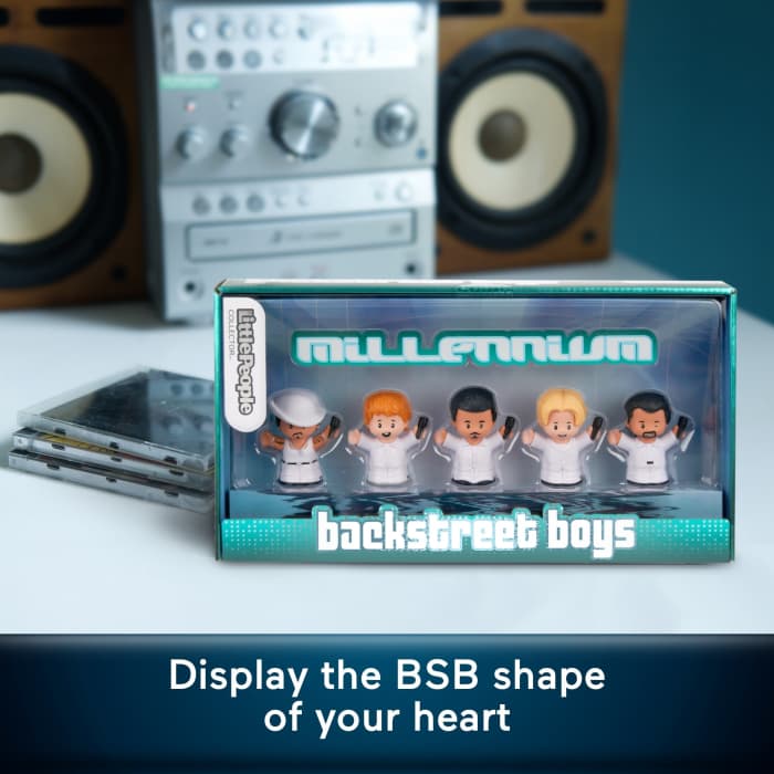Hot Wheels Little People Collector Backstreet Boys Special Edition Set For Music Fans 5 Figures