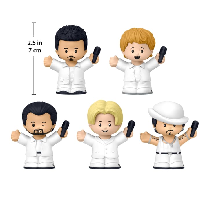 Hot Wheels Little People Collector Backstreet Boys Special Edition Set For Music Fans 5 Figures