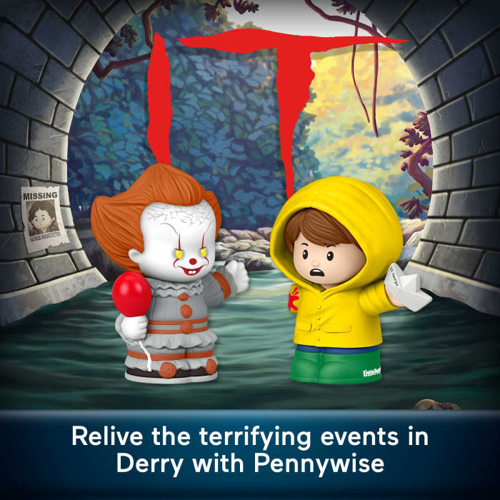 hot wheels Little People Collector It Movie Special Edition Set For Horror Fans 2 Character Figures