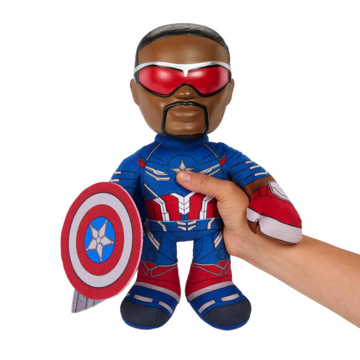 Hot Wheels Marvel Captain America: Brave New World Plush Toy Figure With Sounds Inspired By The Movie