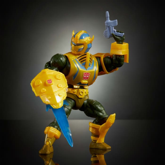 hot wheels Masters Of Universe Origins & Transformers Bumblebee Armor Man At Arms Action Figure MOTU 5.5 Inch Toy