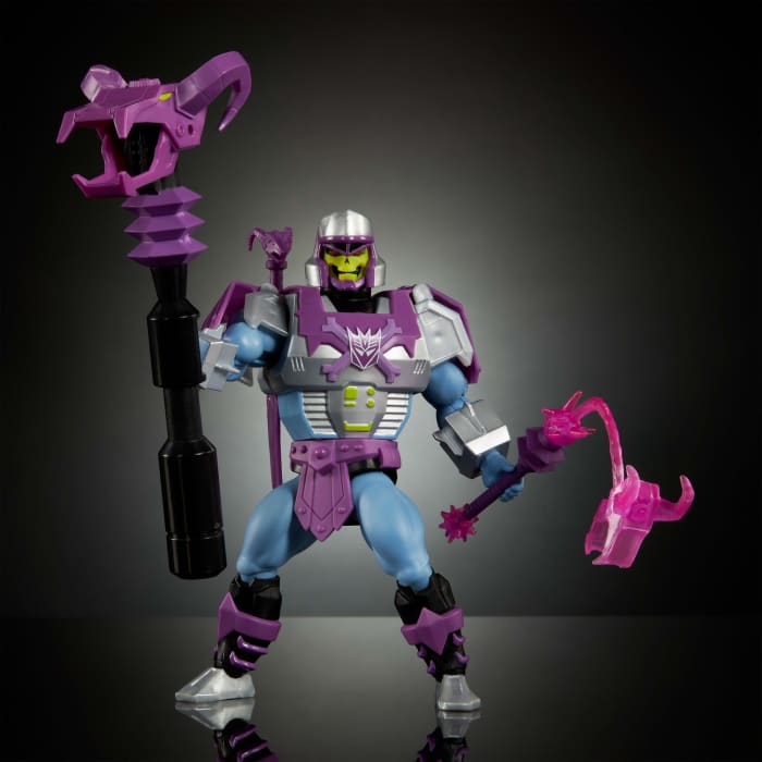 Hot Wheels Masters Of Universe Origins & Transformers MEGAtron Armor Skeletor Action Figure MOTU 5.5 Inch Toy