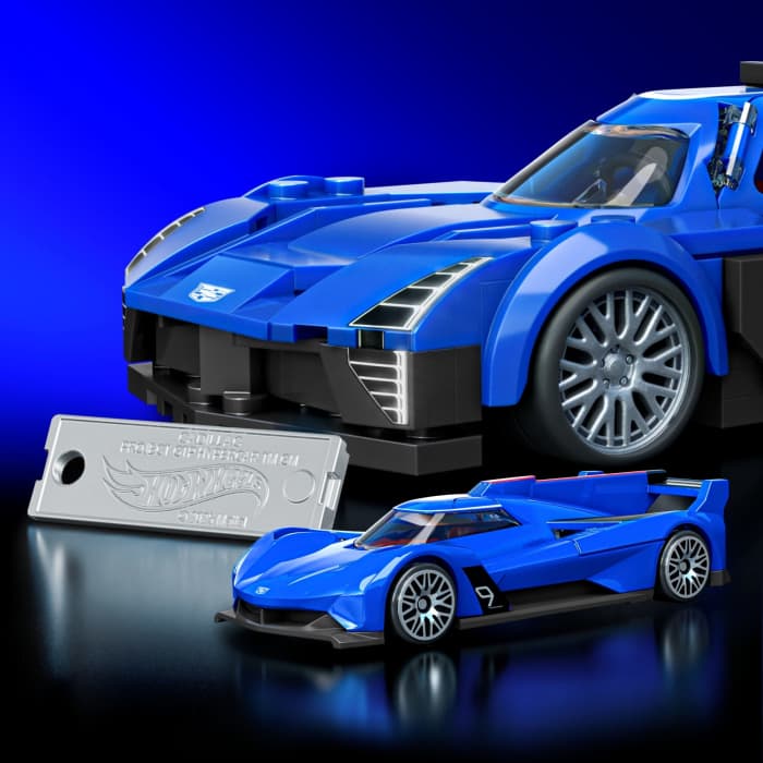 Hot Wheels Mattel Brick Shop Hot Wheels Projet Gtp Hypercar De Cadillac Kit De Construction De Jouets 236 Pièces De Collection