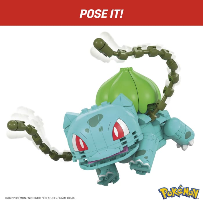 Hot Wheels MEGA Pokemon Bulbasaur Construction Set Building Toys For Kids