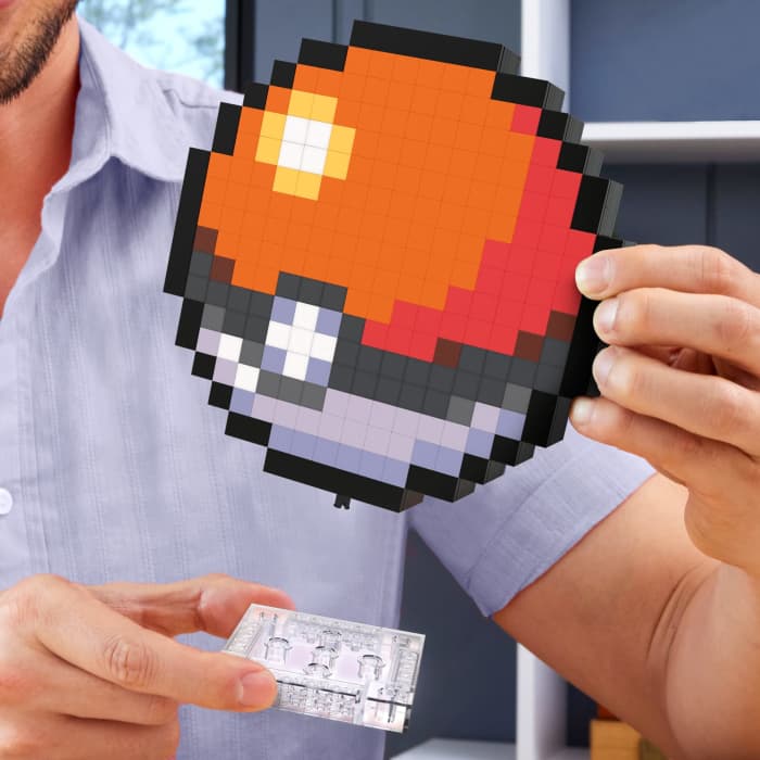 Hot Wheels MEGA Pokémon Poké Ball Building Toy Kits (381 Pieces) For Collectors