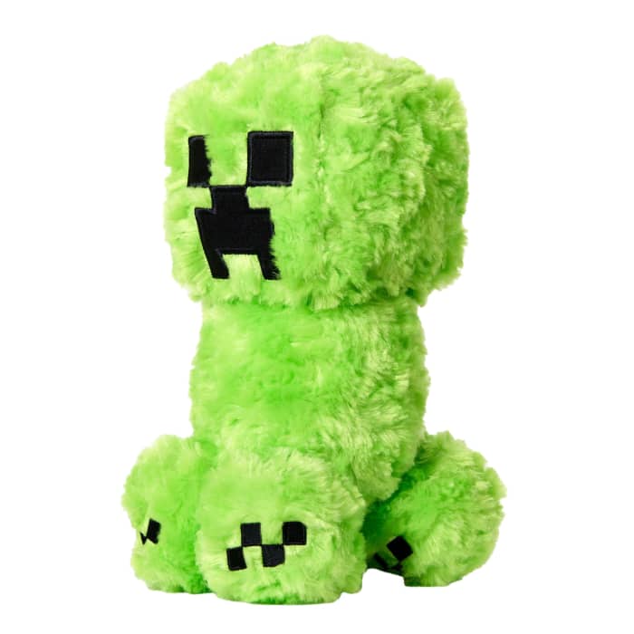 Hot Wheels Minecraft Creeper Plush Toy 8-Inch Collectible Soft Doll Inspired By A Minecraft Movie