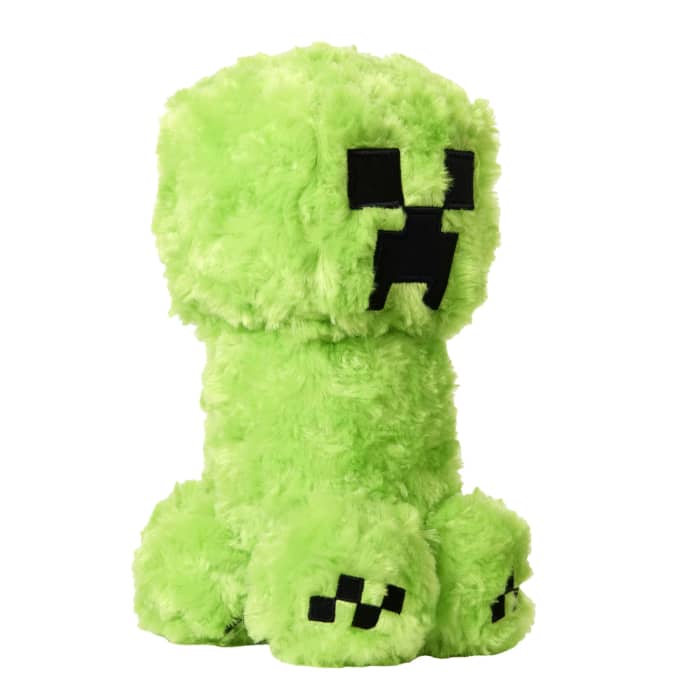 Hot Wheels Minecraft Creeper Plush Toy 8-Inch Collectible Soft Doll Inspired By A Minecraft Movie