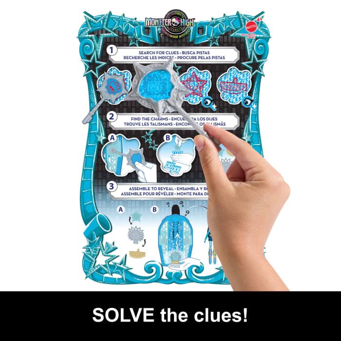 Hot Wheels Monster High Skulltimate Secrets Hauntlywood Mysteries Doll Frankie Stein With 19+ Surprises