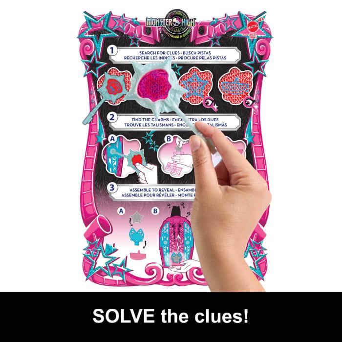 Hot Wheels Monster High Skulltimate Secrets Hauntlywood Mysteries Doll Catty Noir With 19+ Surprises