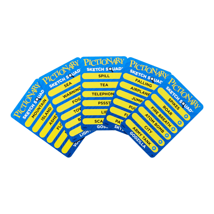 Hot Wheels Pictionary Sketch Squad Cooperative Party Game For Adults Teens And Game Night With Clues Case