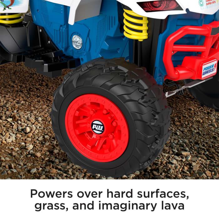 Hot Wheels Power Wheels DC League Of Super-Pets Racing ATV Battery Powered Ride-On Vehicle