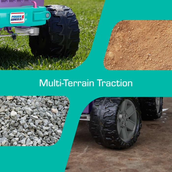 Hot Wheels Power Wheels Gabby's Dollhouse Jeep Wrangler Battery-Powered Ride-On Toy Vehicle With Sounds