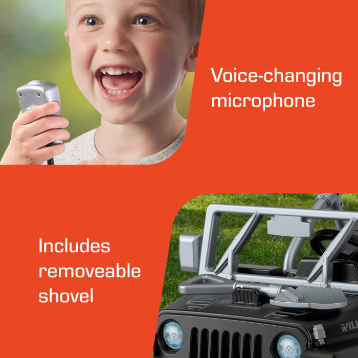 Hot Wheels Power Wheels Jeep Wrangler Willys Battery-Powered Ride-On Vehicle With Lights & Sounds Black