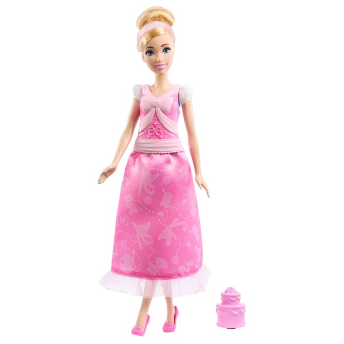 Hot Wheels Princesses Disney Poupée Mode Histoires De Cendrillon2-en-1