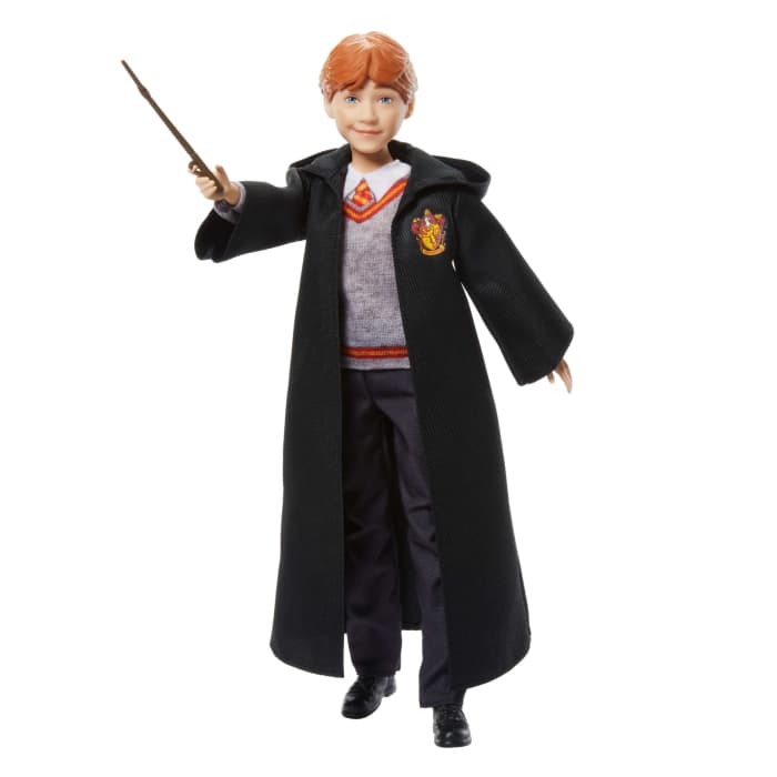 hot wheels Ron Weasley Fashion Doll in Signature Hogwarts Uniform With Wand Accessory inspired By The Movie