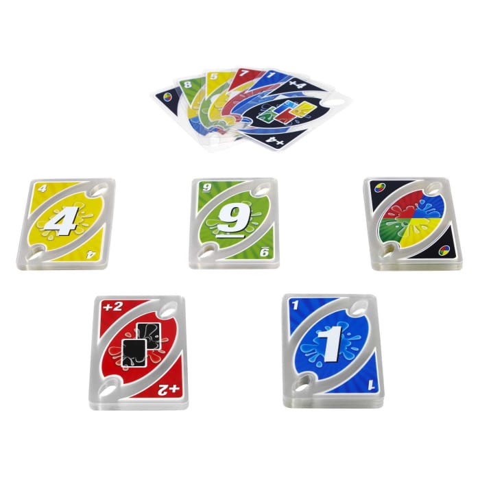 Hot Wheels Skip-Bo Card Game For Kids Adults & Families Color Blind Accessible Deck For 2 To 6 Players
