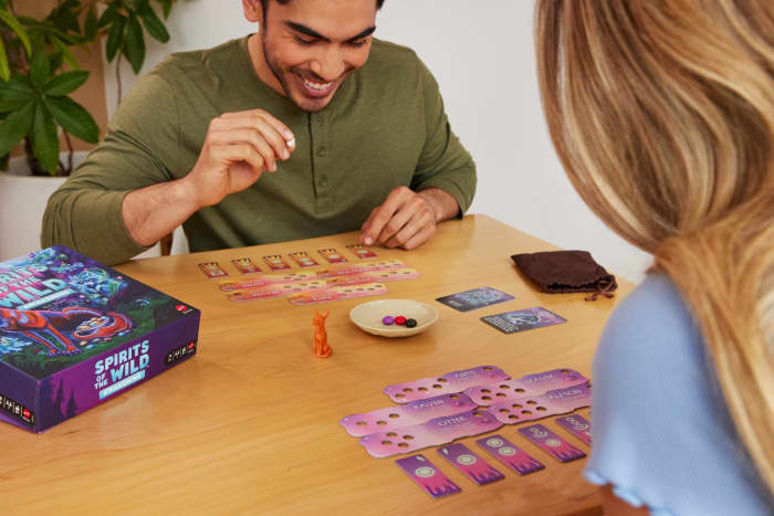 hot wheels Spirits Of The Wild: Awakening Relaxing Light Strategy Board Game With Beautiful Art For 2 Players