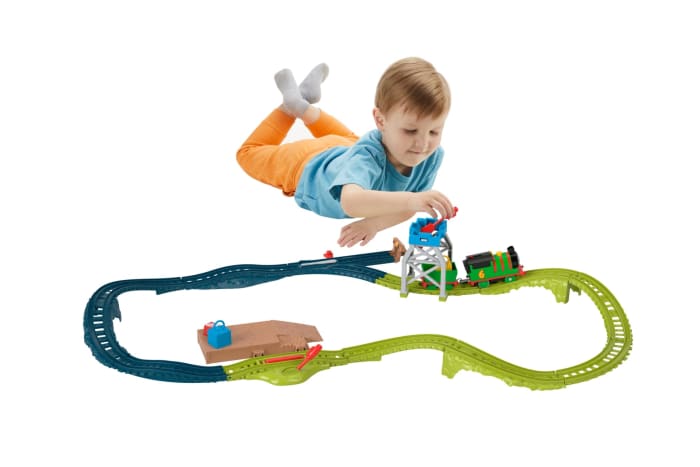 hot wheels Thomas et ses Amis Coffret Train et Piste La Livraison de Percy