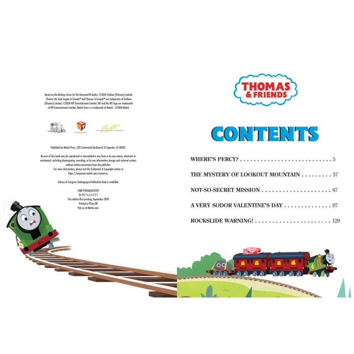 Hot Wheels Thomas & Friends: 5-Minute Stories Book (Ages 3 - 7) | Mattel