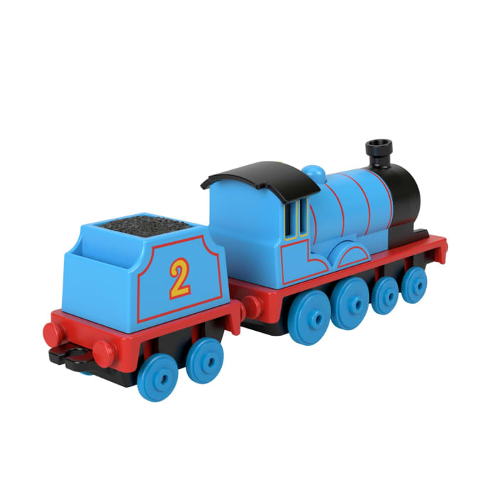 Hot Wheels Thomas & Friends Edward Diecast Metal Push-Along Toy Train Engine With Tender For Preschool Kids