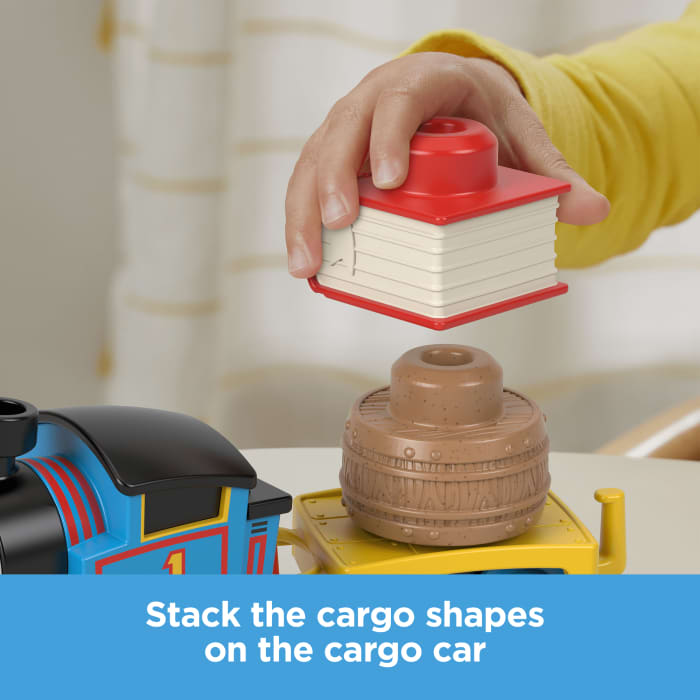 Hot Wheels Thomas & Friends My First Thomas Push-Along Toy Train With Stacking Cargo For Toddlers