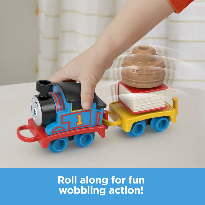 Hot Wheels Thomas & Friends My First Thomas Push-Along Toy Train With Stacking Cargo For Toddlers
