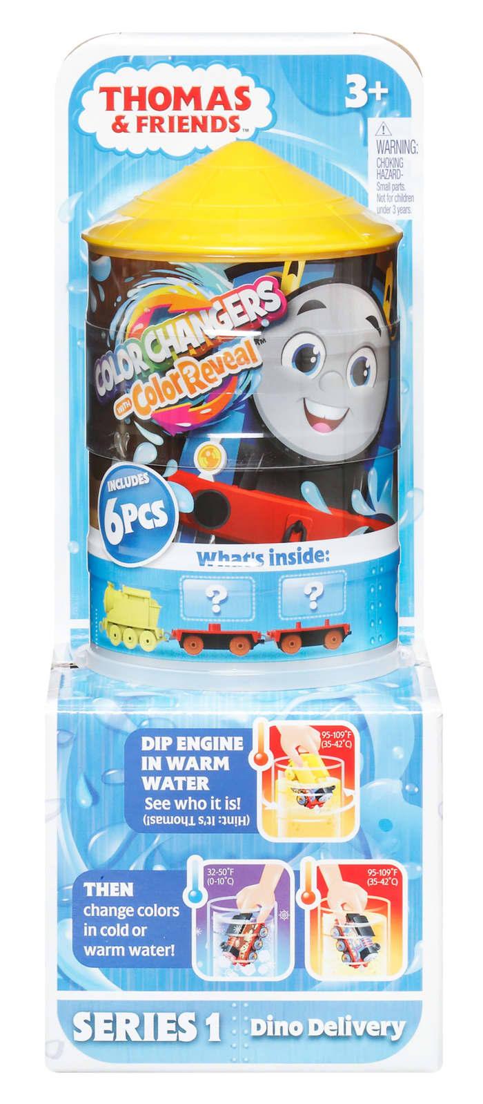 Hot Wheels Thomas & Friends Mystery Toy Train With Color Reveal & Color Change Action 5 Pieces