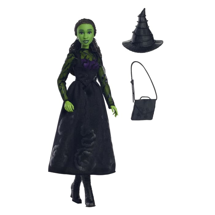 Hot Wheels Universal Pictures’ Wicked Elphaba Fashion Doll With Removable Fashions & Accessories