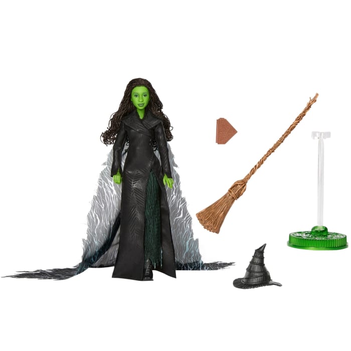 Hot Wheels Universal Pictures’ Wicked: For Good Deluxe Elphaba Doll With Movie-inspired Outfit & 4 Accessories