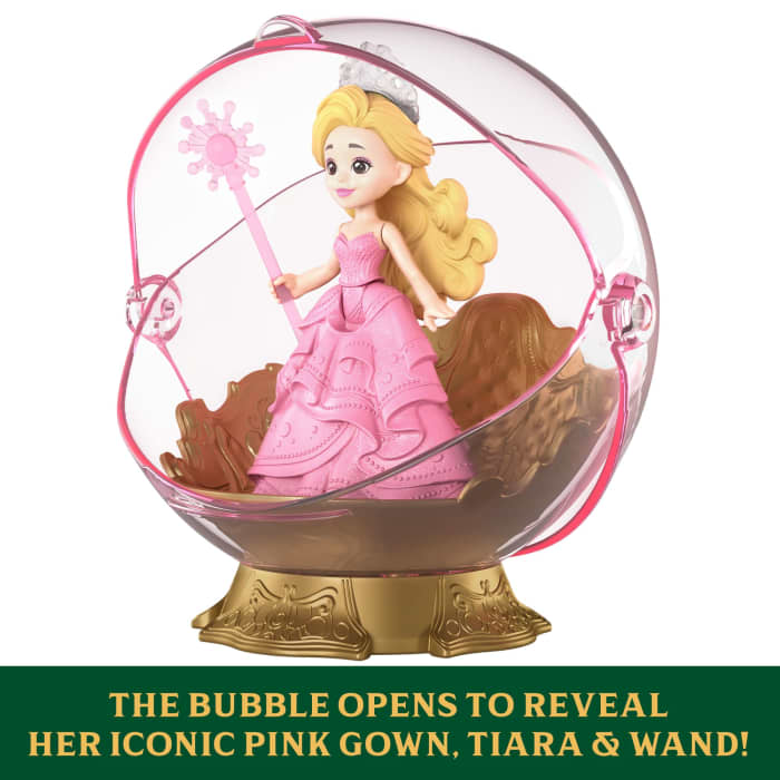 Hot Wheels Universal Pictures’ Wicked Glinda's Floating Bubble Toy With Vehicle & Glinda Small Doll