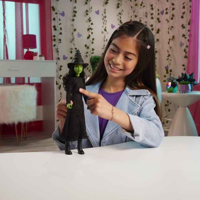 hot wheels Universal Pictures' Wicked Singing Elphaba Fashion Doll Posable With Removable Movie Fashions & Accessories - Coming Soon