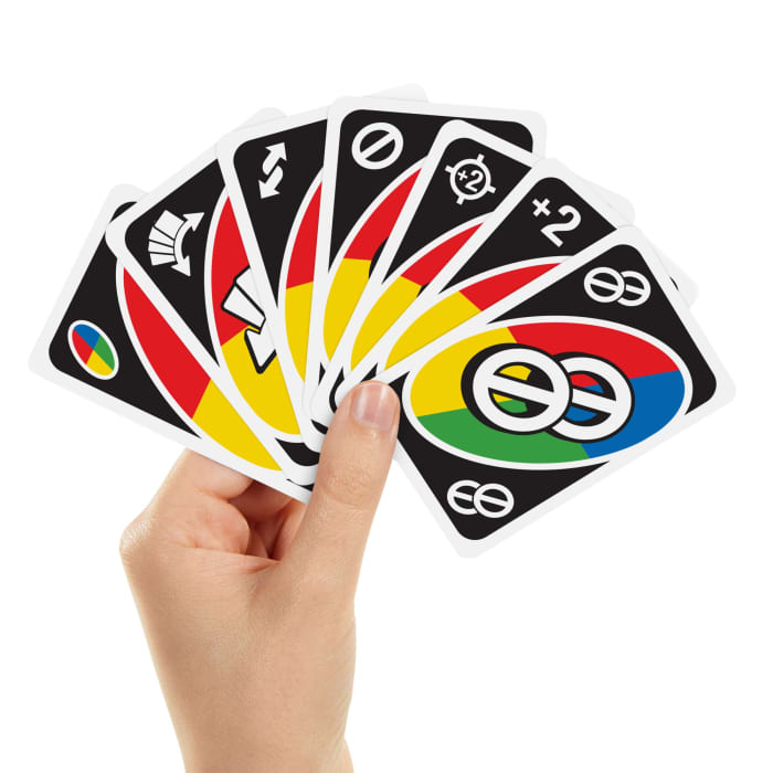 Hot Wheels UNO All Wild Card Game For Family Night No Matching Colors Or Numbers Because All Cards Are Wild