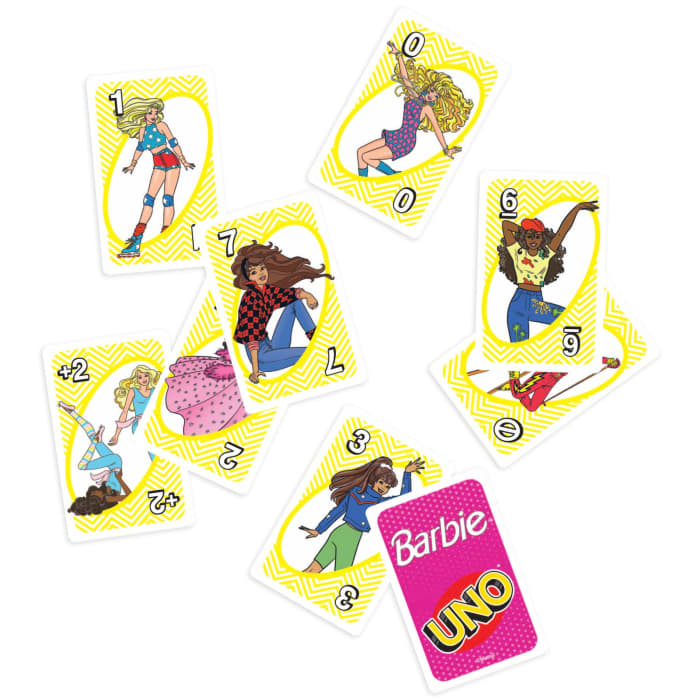 Hot Wheels UNO Barbie Card Game For Kids & Family Night