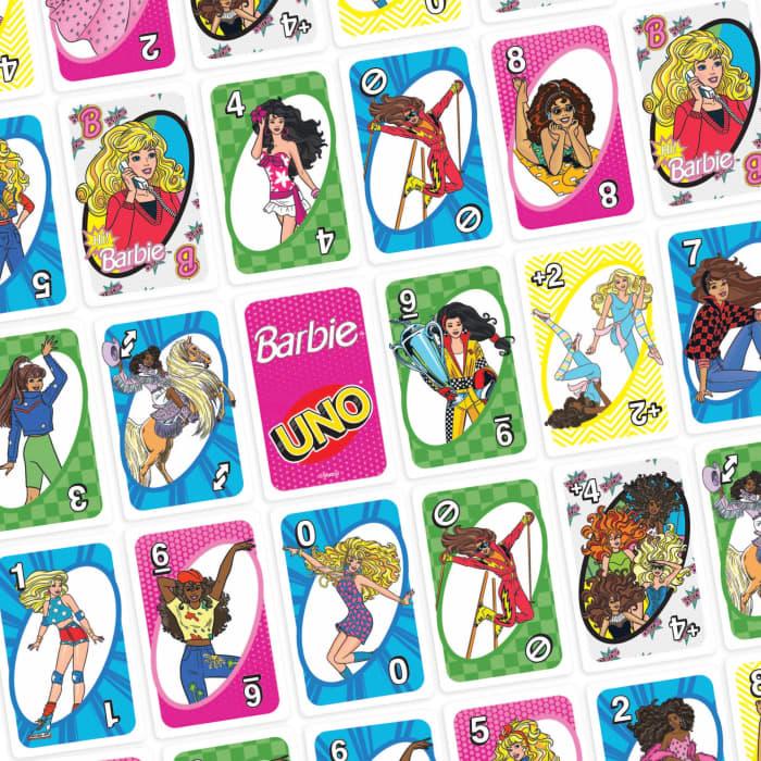 Hot Wheels UNO Barbie Card Game For Kids & Family Night