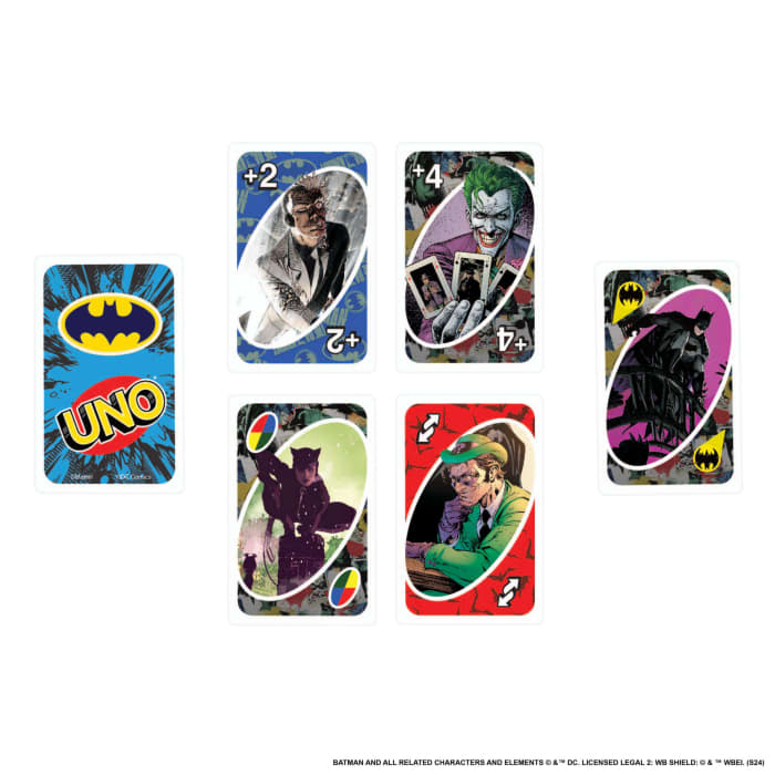 Hot Wheels UNO Batman Card Game For Kids & Family Night