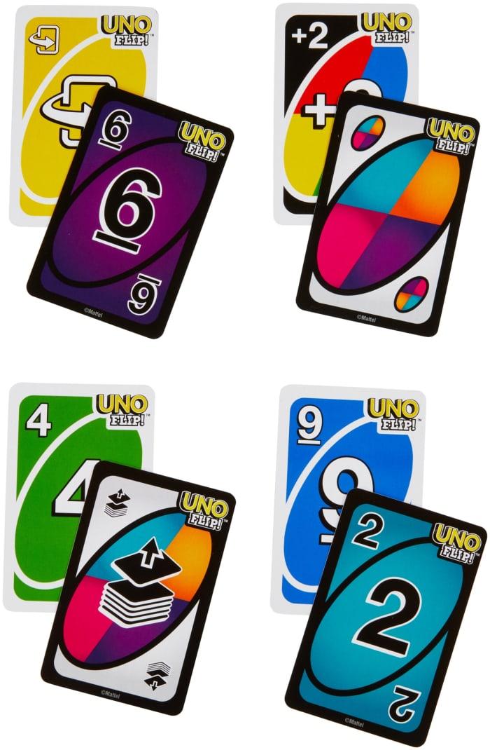 Hot Wheels UNO Flip Card Game With Double-Sided Deck For Families & Game Nights