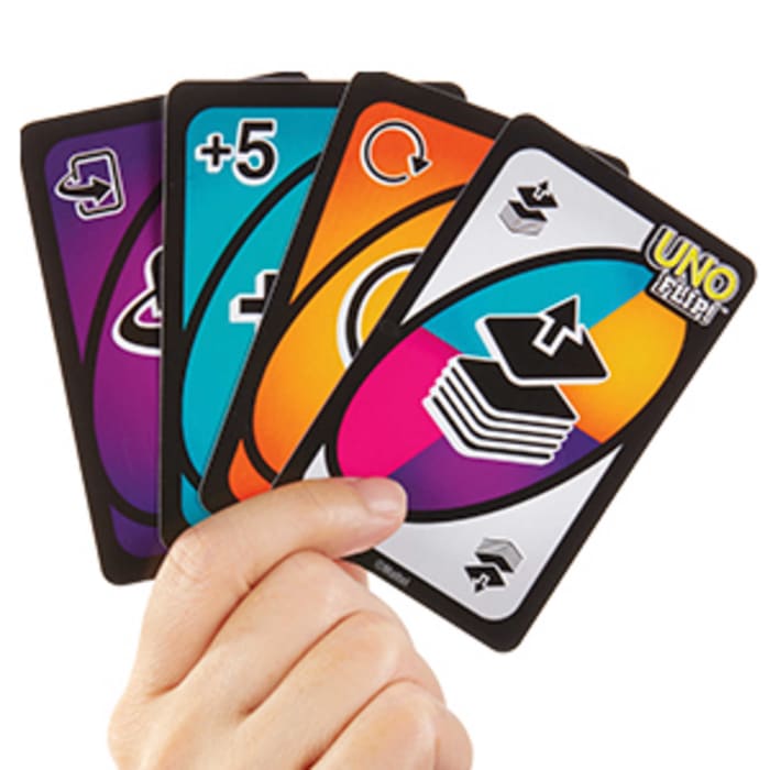 Hot Wheels UNO Flip Card Game With Double-Sided Deck For Families & Game Nights