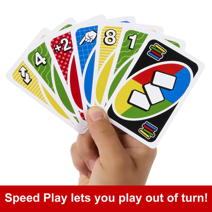 Hot Wheels UNO Party Family Card Game For Kids And Adults