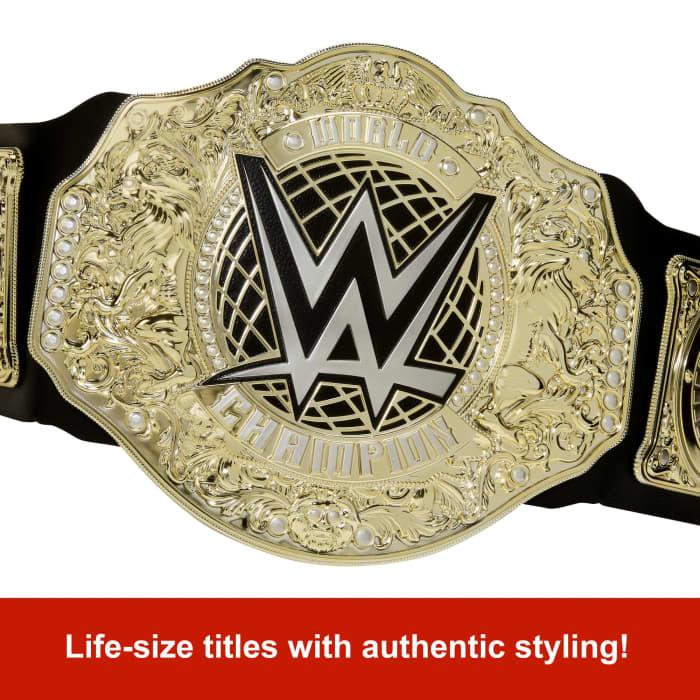 Hot Wheels WWE Championship Title World Heavyweight Role-Play & Costume Leather-Like Belt