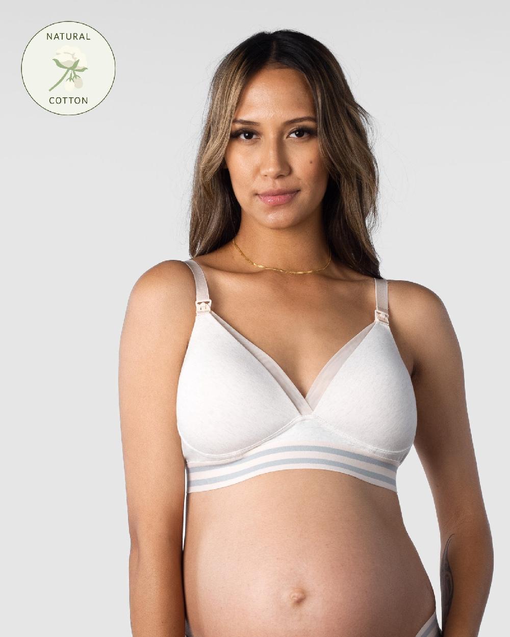 hotmilk Elevate Cotton Shell T-Shirt Nursing Bra - Wirefree Shell