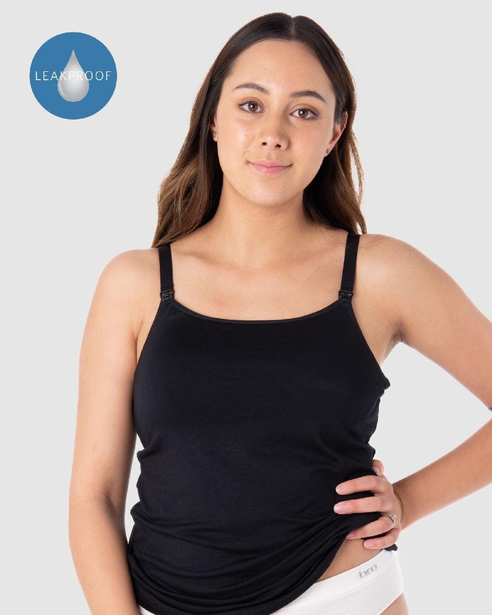 Hotmilk Embrace Leakproof Contour Cami Black Black Cami