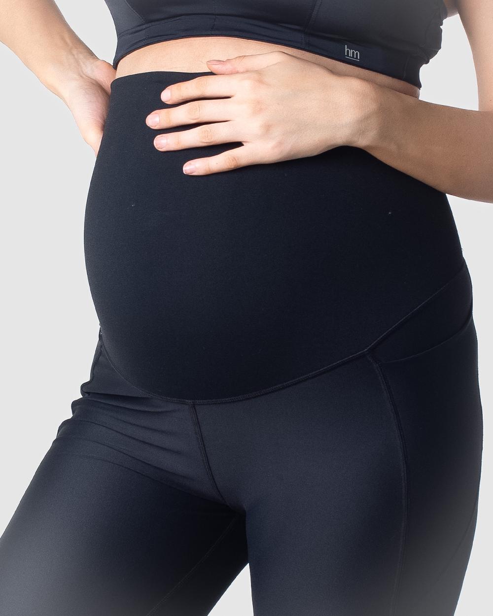 Hotmilk Focus Black Maternity Sports Leggings Black Leggings